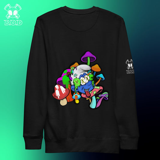 BOD™ Mushroom Unisex Premium Sweatshirt