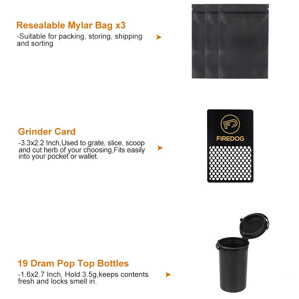 Tobacco Grinder - Shop Odor Proof Bags with Combination Lock-FIREDOG –  Firedogsmoking